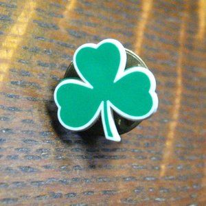 Shamrock Saint St. Patrick's Day Vintage Lapel Pin